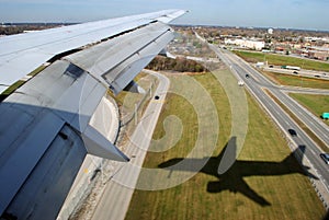 Plane shadow