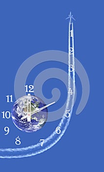 Plane takes off to success. Global time figures in trace