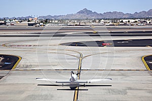 Plane on Taxiway