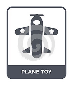 plane toy icon in trendy design style. plane toy icon isolated on white background. plane toy vector icon simple and modern flat