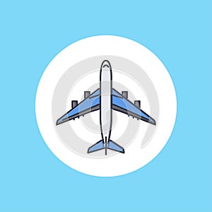 Plane vector icon