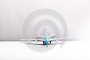 Plane on a white background