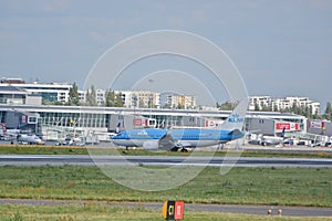 Planes on the Okecie Airport