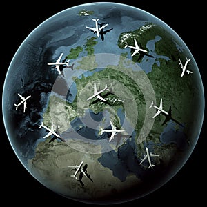Planes over Europe