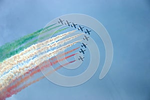 Planes showing flag of Italy