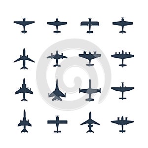 Planes icon set