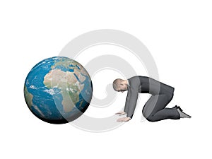 Planet danger - 3d render