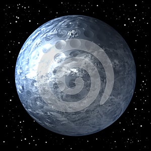Planet earth as golf ball