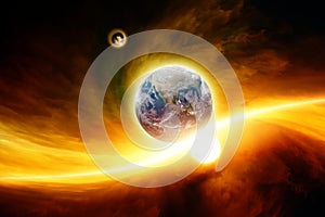 Planet Earth in danger