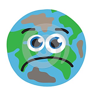 Planet Earth. Environmental pollution. Global problems.