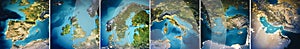 Planet Earth Europe map set