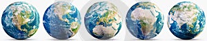 Planet Earth geography map set