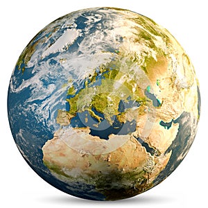 Planet Earth globe