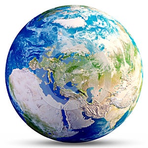 Planet Earth globe