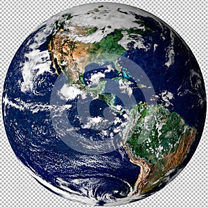 Planet earth globe from space. Elements of this image furnished by NASA.