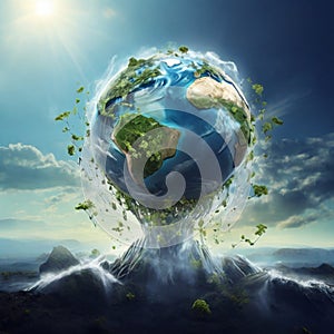 planet Earth, green planet, protecting the planet from pollution