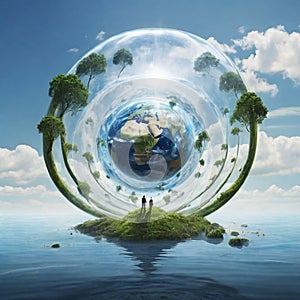 planet Earth, green planet, protecting the planet from pollution