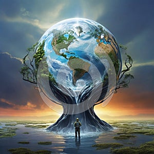 planet Earth, green planet, protecting the planet from pollution