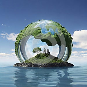 planet Earth, green planet, protecting the planet from pollution