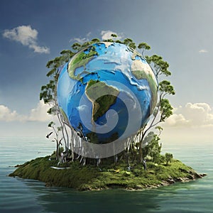 planet Earth, green planet, protecting the planet from pollution