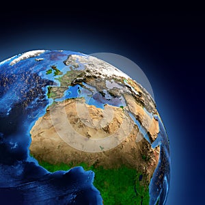 Planet Earth landforms photo