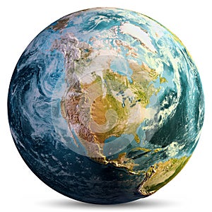 Planet Earth map