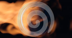 Planet Earth warming up concept