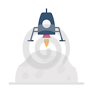 Planet Flat vector icon which can easily modify or edit