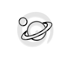 Planet line icon