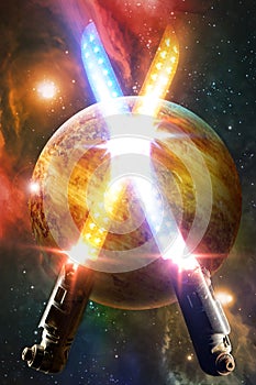 Planet Mars Light Sword