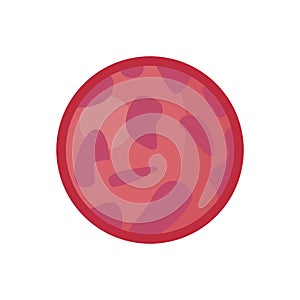 planet mars. Space science astronomy icon symbol