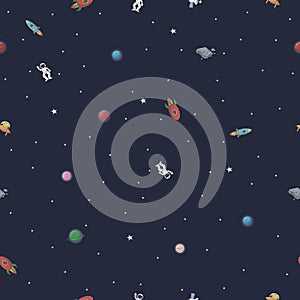 Planet pattern with constellations and stars