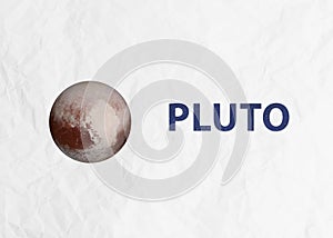 Planet Pluto Space infographics