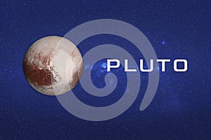 Planet Pluto Space infographics