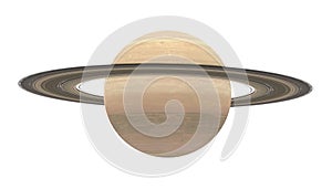 Planet Saturn Isolated