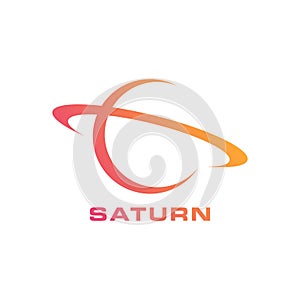 Planet Saturn. Outer Space Technology