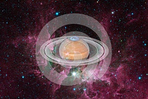 Planet Saturn. Solar system. Elements of this image furnished by NASA