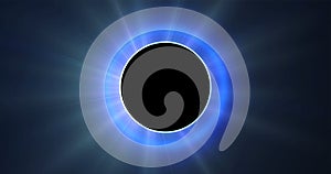 Planet sunrise, lunar eclipse solar eclipse concept sunrays shining bg.