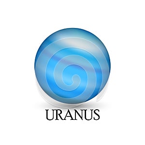 Planet Uranus with background