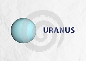 Planet Uranus infographics