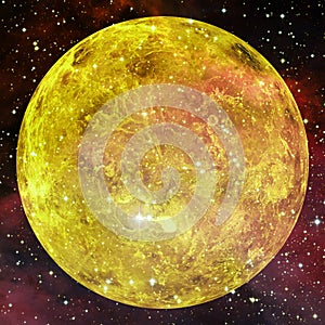 Planet Venus. Elements of this image furnished by NASA