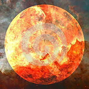 Planet Venus. Elements of this image furnished by NASA