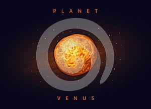 Planet Venus Illustration 