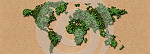 Planet vs. Plastics , Earth day 2024 concept 3d tree background.