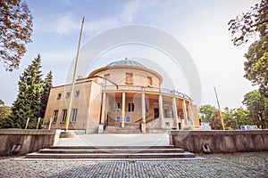 The planetarium in Stromovka Royal Wildlife Park in Prague, Czech Republic