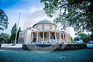 The planetarium in Stromovka Royal Wildlife Park in Prague, Czech Republic