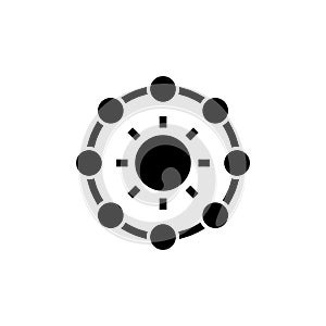 PLANETOLOGY icon in vector. Logotype