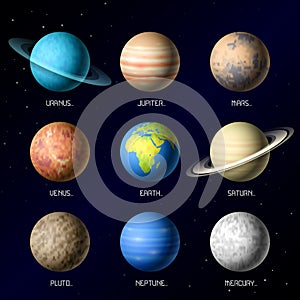 Planets of Solar System photo