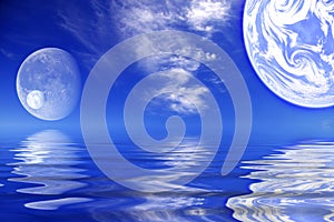 Planets / worlds water photo