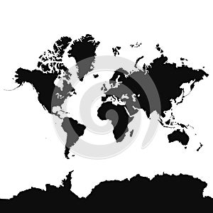 World map illustration photo